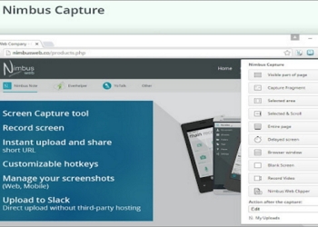 Chrome瀏覽器掛上 Nimbus 擴充套件，截圖與錄影一把抓