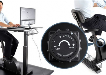 日本推出“ 健身桌 ”，讓你一邊打字一邊騎健身單車