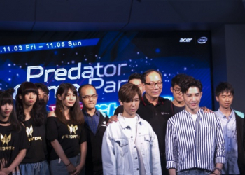 Acer Predator 發表會找來藝人張立昂代言，並舉辦連續三天的電競派對