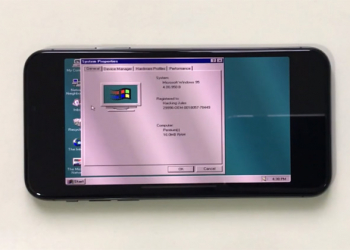 iPhone X 運行 Windows 95 ？ 游刃有餘強過老 Macbook