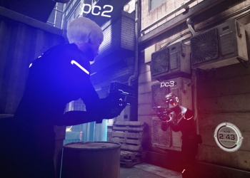 VR Zone Shinjuku 加入新遊戲《 攻殻機動隊 ARISE Stealth Hounds 》，主打 4 對 4團隊對戰玩法