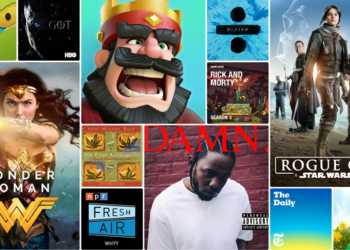 Apple 2017年最佳年度APP應用程序、音樂、電影、電視節目、播客( Podcast)和書籍得主