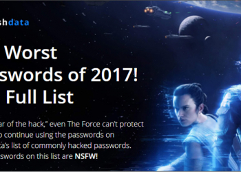 SplashData 公布 2017 年度最爛百大密碼 ，冠軍依然是它！
