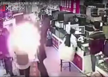 中國男子口咬 iPhone 電池檢驗真偽竟引發爆炸意外