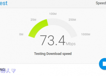 Google 自家推出的網路速度測試工具 Google fiber