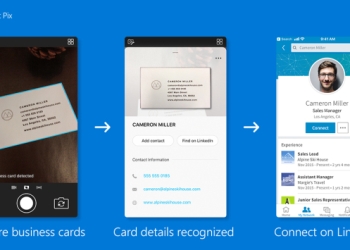 Microsoft Pix 相機支援掃描名片轉換至聯絡簿功能 還能尋找對方的 Linkedln - 電腦王阿達