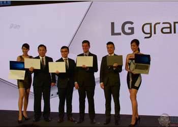 LG gram 輕薄筆電正式登台，重量僅995 公克續航達 21.5 小時