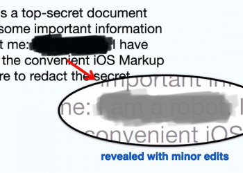 不要再用 iOS 標示工具來遮蓋重要資訊 一個動作就可能輕鬆破解 - 電腦王阿達