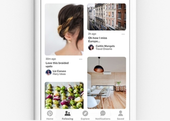 Pinterest 也導入不受演算法影響的「跟隨」標籤頁面