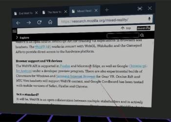 Mozilla 將推出 AR 與 VR 專用瀏覽器 Firefox Reality