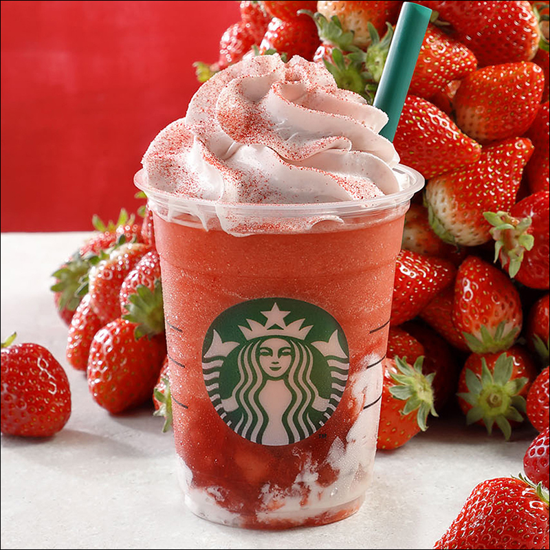 日本 Starbucks 推出全新版本「草莓星冰樂」 - 電腦王阿達