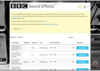 BBC Sound Effects 超過 1.6 萬首音效素材免費讓你下載使用 - 電腦王阿達