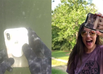 iPhone X 泡在河裡兩週，竟然還可以使用？！