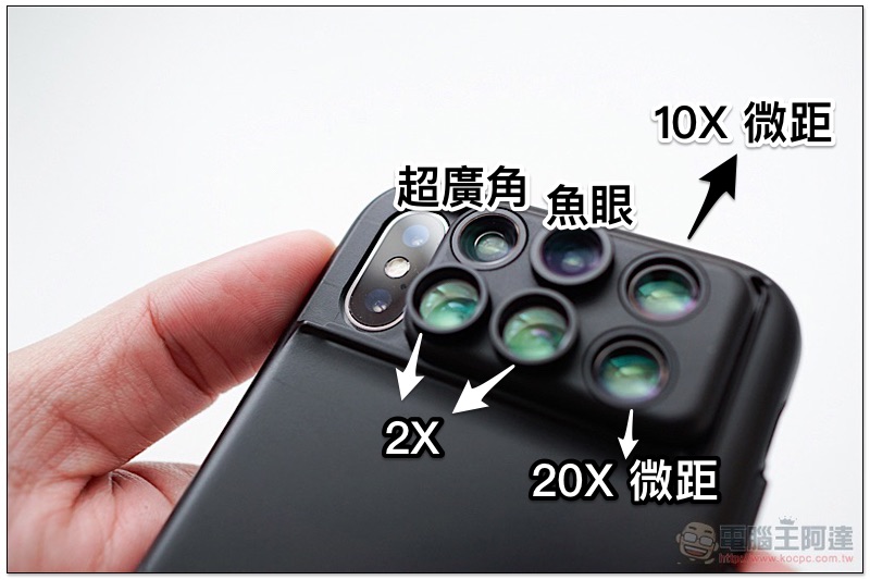 ShiftCam 2.0 開箱 實拍：iPhone X 滑動上膛，秒換外接鏡頭的強大手機殼 - 電腦王阿達