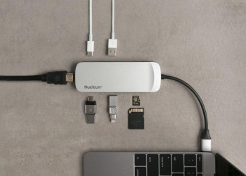 Kingston Nucleum USB Type-C 7合一集線器 開箱！輕薄筆電的外接救贖 - 電腦王阿達