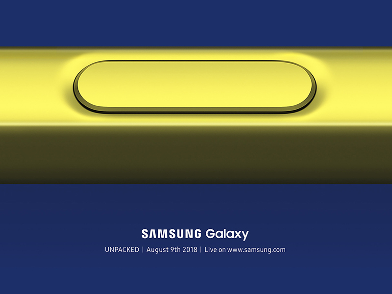 Galaxy Note 9 邀請