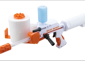 新玩具「 衛生紙衝擊波 」推出，沾濕的衛生紙就是我的子彈