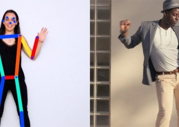 Google 推出 Move Mirror 實驗性 AI 網站，可依據人體動作即時搜圖