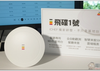 小資創業也能掌控客流！ iCHEF 推出監測客流的最新利器「飛碟一號」