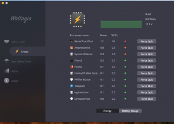 Wattagio 強大好用的 Mac 電池管理工具 查詢電池健康度、最耗電的應用程式 - 電腦王阿達