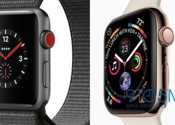 來看看更窄邊框的 Apple Watch Series 4 對顯示有多大幫助