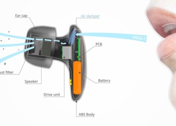 HOO Headphones ，一款耳機髒了自行「呼呼」吹氣清潔的無線耳機