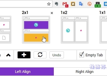 Split Tabs 輕鬆將Chrome瀏覽器分頁視窗切割排列顯示