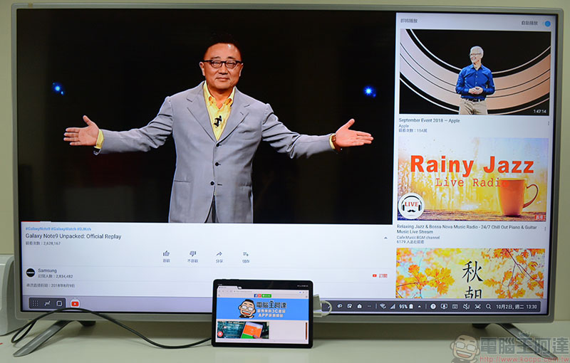 Samsung Galaxy Tab S4 暢快大螢幕平板 開箱、評測、實測 ， 影音響宴 隨時開演 - 電腦王阿達