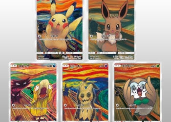 吶喊的精靈寶可夢們 日本孟克展X精靈寶可夢 跨界逗趣合作