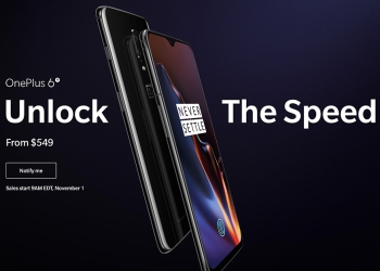 OnePlus 6T 正式發表， 6.41 吋水滴全螢幕、加入史上最快的螢幕指紋辨識