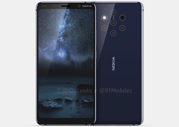 Nokia 9 新渲染曝光，5 鏡頭主相機、沒有瀏海螢幕