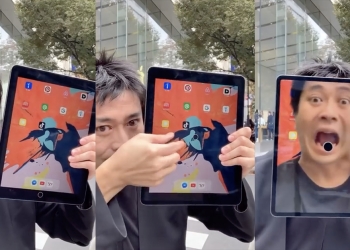 直接變身全新 iPad Pro ？日本魔術師在街頭表演 iPad Pro 魔術