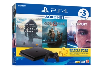 PlayStation 4 推出搭配 3 款遊戲「HITS」同捆組，只要 9,980 元！