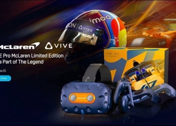 HTC 攜手麥拉倫車隊於阿布達比聯名推出 限量版 VIVE Pro McLaren - 電腦王阿達
