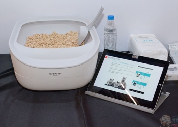 SHARP  HN-PC001 智慧貓砂盆有望引進台灣，主子們的健康需要最先進的科技