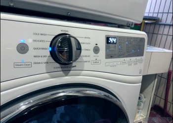 惠而浦 WFW92HEFW 極智滾筒洗衣機 開箱 美國原裝進口、深層洗淨、智慧行程、消毒殺菌、極簡外型