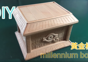 用冰棒棍製作出遊戲王封印的黃金櫃 台灣神人再添神作 - 電腦王阿達