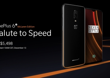 OnePlus 6T McLaren Edition 正式登場： 10GB RAM 、更快的充電效率！