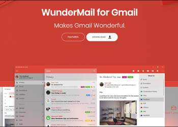 WunderMail for Gmail 高質感介面、速度快的 Google 郵件桌面版免費工具