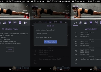 Plank workout 專注於棒式撐體鍛練的 App 標榜每天只需 15 分鐘就能瘦身 - 電腦王阿達