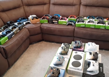 國外 YouTuber 酷愛 Xbox One 手把 ，以一支影片展出所有收集的品項