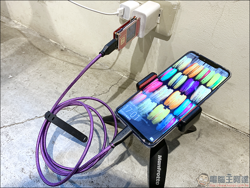 TOOTO 開箱 、評測 ：PD1 快充充電器、USB-C to C PD5A 充電線、USB-C to A 充電線(支援華為40W快充) - 電腦王阿達