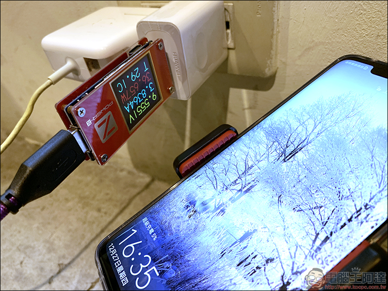 TOOTO 開箱 、評測 ：PD1 快充充電器、USB-C to C PD5A 充電線、USB-C to A 充電線(支援華為40W快充) - 電腦王阿達