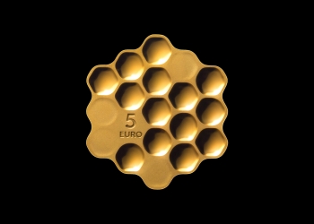 最美的紀念幣，拉脫維亞銀行發行的5歐元硬幣