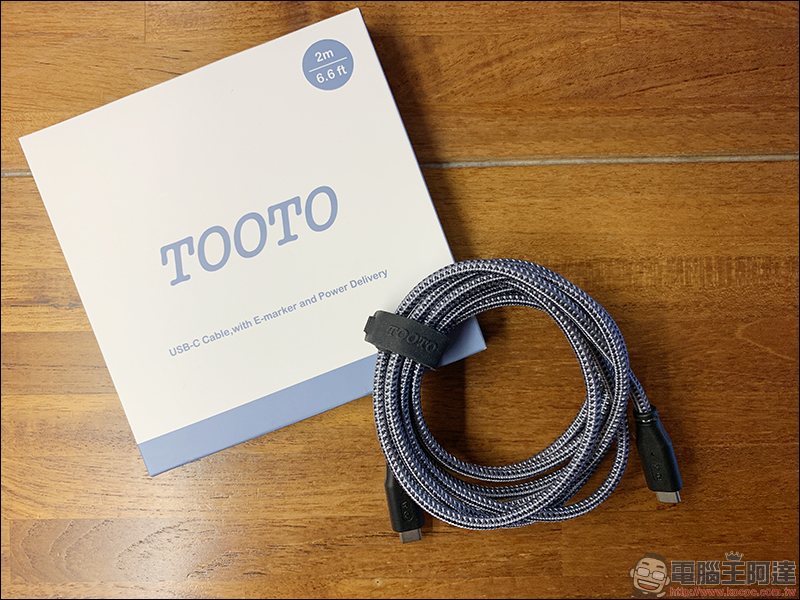 TOOTO 開箱 、評測 ：PD1 快充充電器、USB-C to C PD5A 充電線、USB-C to A 充電線(支援華為40W快充) - 電腦王阿達