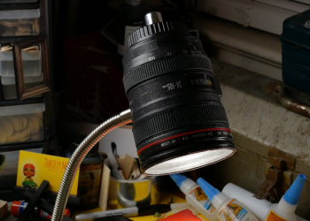 國外攝影師 DIY 自製 Canon L 鏡檯燈 ，滿滿的攝影魂呀！