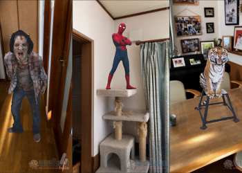 Holo 免費 AR 相機應用，蜘蛛人、喪屍、假川普、野生動物就出現在你面前 - 電腦王阿達