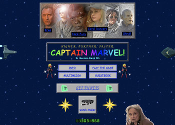 電影《驚奇隊長》 官網上線，濃濃的 90年代復古風格設計