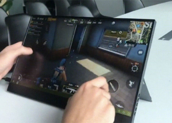 附帶電池的攜帶式觸控螢幕 TAIHE GEMINI ，不只接電腦還可以玩遊戲