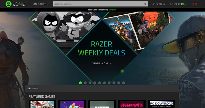 遊戲商店 Razer Game Store 宣告二月底關門大吉，得年僅 10 個月 - 電腦王阿達